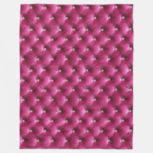 Warm Chic Pink Faux Velvet Fleece Blanket