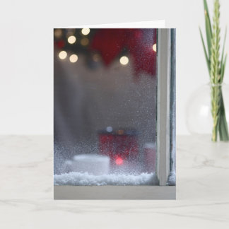 Warm Christmas Night Holiday Card