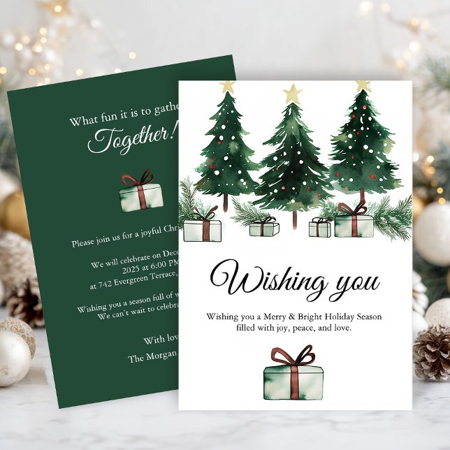Warm Christmas Party Invitation (Creator Uploaded)