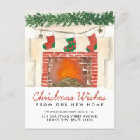 Merry Christmas Postcards | Zazzle UK
