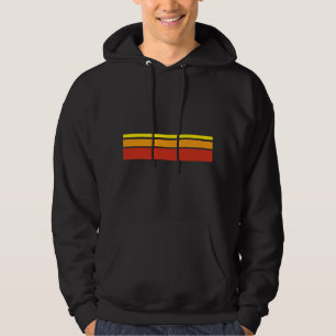 Warm color stripes Red Orange Yellow  Hoodie