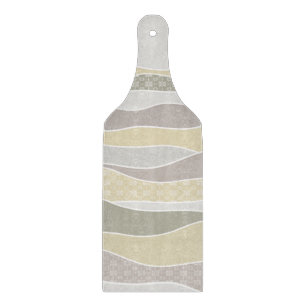 Warm Coloured Waves Cutting Board