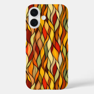 Warm Colours Abstract Fall iPhone 16 Case