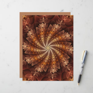 Warm Colours, Trippy Modern Fractal Art Pattern