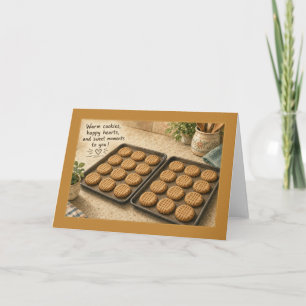 Warm Cookies Happy Hearts Peanut Butter Card