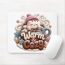 Warm & Cosy Hot Cocoa Mouse Pad