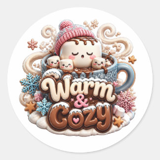 Warm & Cosy Hot Cocoa Sticker