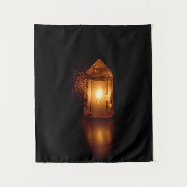 Warm Crystal Glow Tapestry (Front)