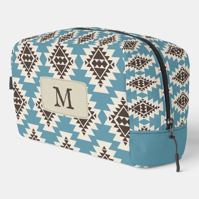 Warm Desert Dreams Southwestern Rustic Pattern Dopp Kit (Right Corner)