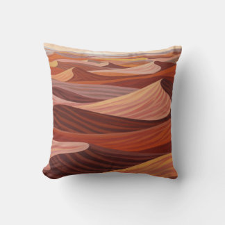 Warm Desert Landscape - Scenic Art Print Cushion