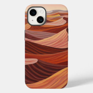 Warm Desert Landscape - Scenic Art Print iPhone 14 Case