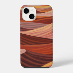 Warm Desert Landscape - Scenic Art Print iPhone 14 Case
