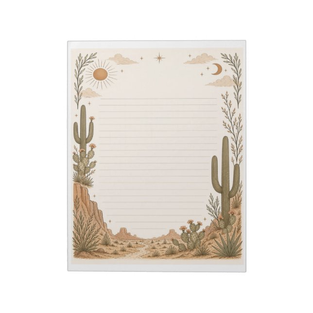Warm Desert Notepad (Rotated)