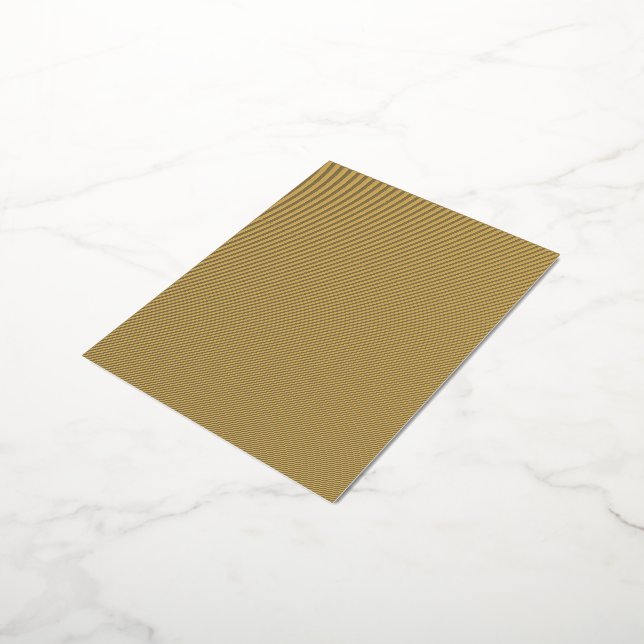 Warm Dusty Rose Background – Wedding Design Foil Invitation Postcard (Rotated)