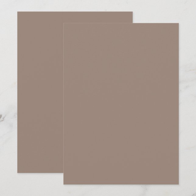 Warm Dusty Rose Background – Wedding Design Invitation (Front/Back)