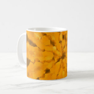 Warm Earth Colours Golden Ochre Cheerful Coffee Mug