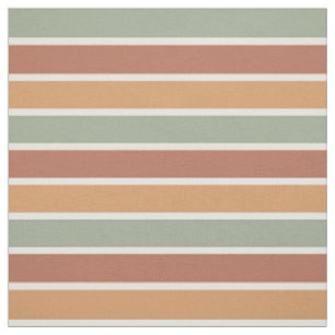 Warm Earth Tone Stripe Fall Neutral Striped Earthy Fabric