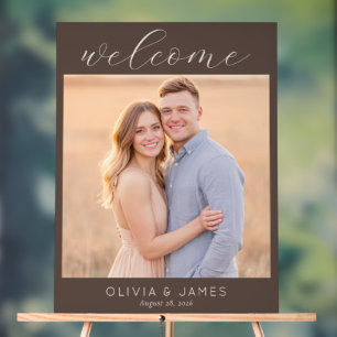 Warm Earthy Romantic Photo Acrylic Sign