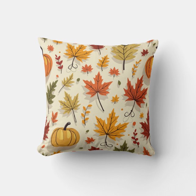  warm fall pillow cushion (Front)