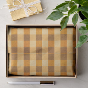 Warm Fall Plaid  Tissue Paper