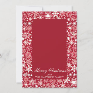 Warm Family Merry Christmas Card