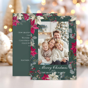 Warm Family Merry Christmas Card