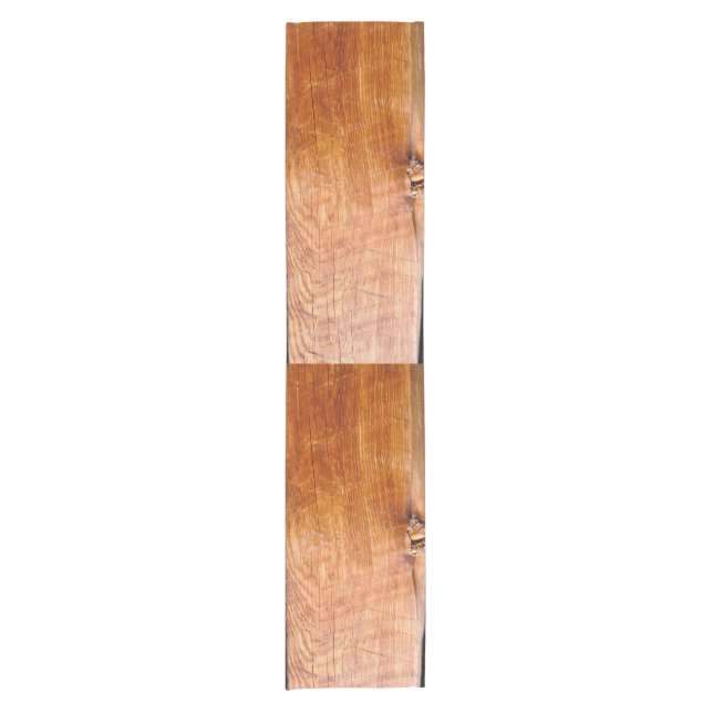 Warm Faux Weather-board Barn Siding Table-runner Short Table Runner (Front)