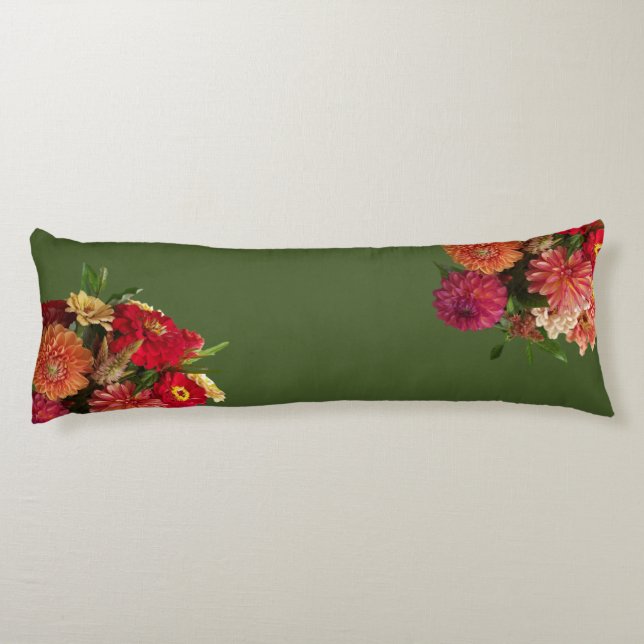 Warm Floral Body Cushion (Back)