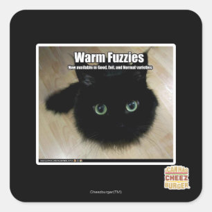 Warm Fuzzies Square Sticker
