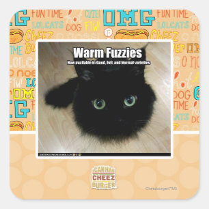 Warm Fuzzies Square Sticker