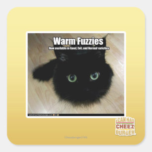 Warm Fuzzies Square Sticker