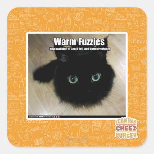 Warm Fuzzies Square Sticker