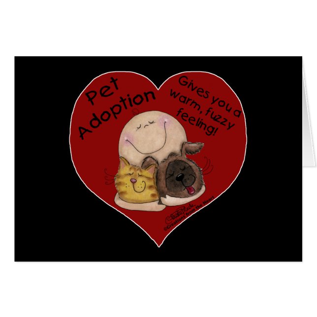 Warm, Fuzzy Feeling! Heart (Front Horizontal)