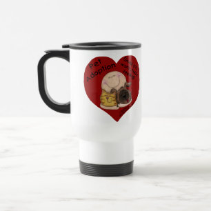 Warm, Fuzzy Feeling! Heart Travel Mug