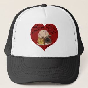 Warm, Fuzzy Feeling! Heart Trucker Hat
