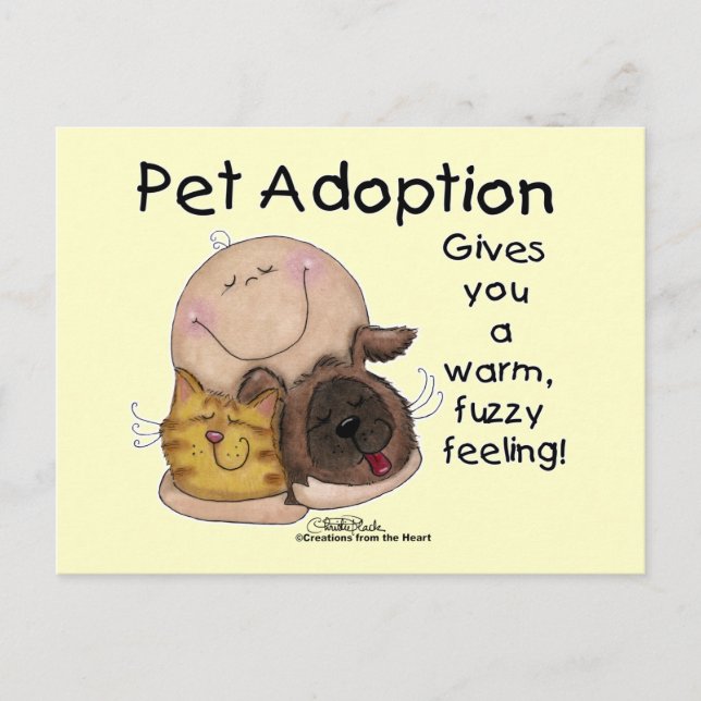 Warm, Fuzzy Feeling! Postcard (Front)
