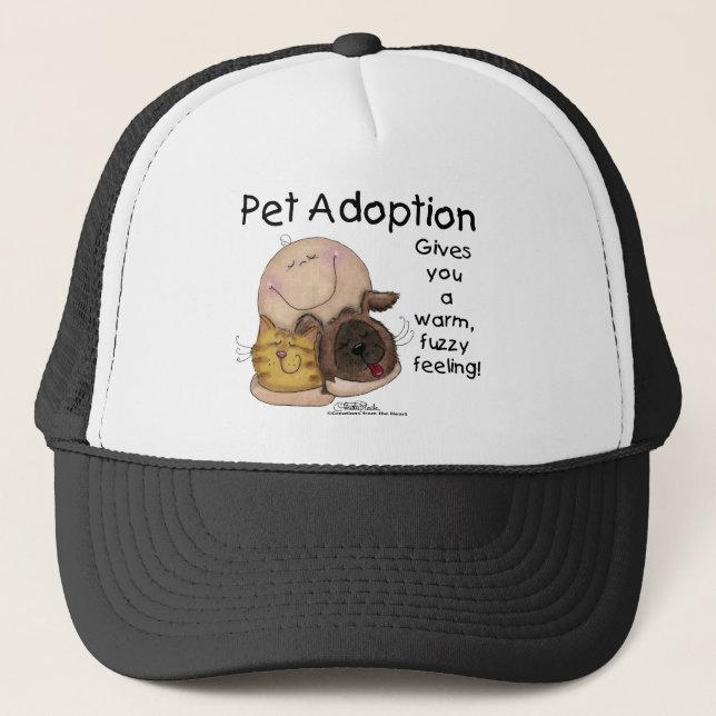 Warm, Fuzzy Feeling! Trucker Hat (Front)
