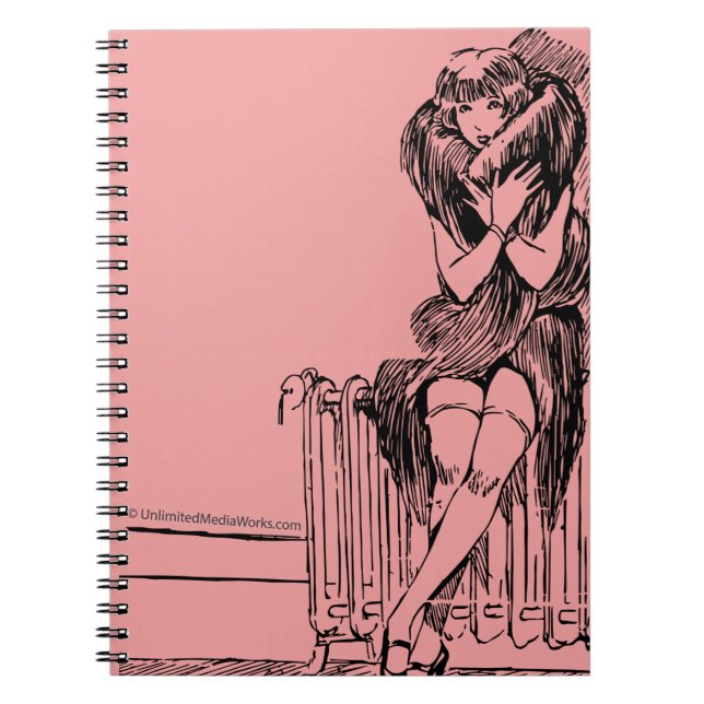 Warm Fuzzy Girl Notebook (Front)