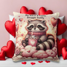Warm & Fuzzy Raccoon Valentines