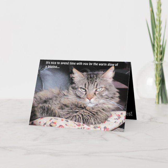 Warm Glow of All Those Candles Card (Front)