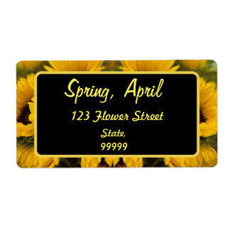 Warm Golden Sunflower Custom