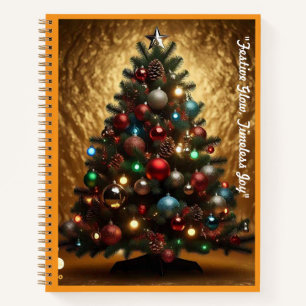 "Warm Golden Wishes" Notebook