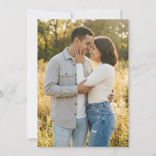 Warm Gray Casual Photo Invitation