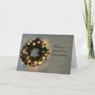 Warm Greetings Holiday Card