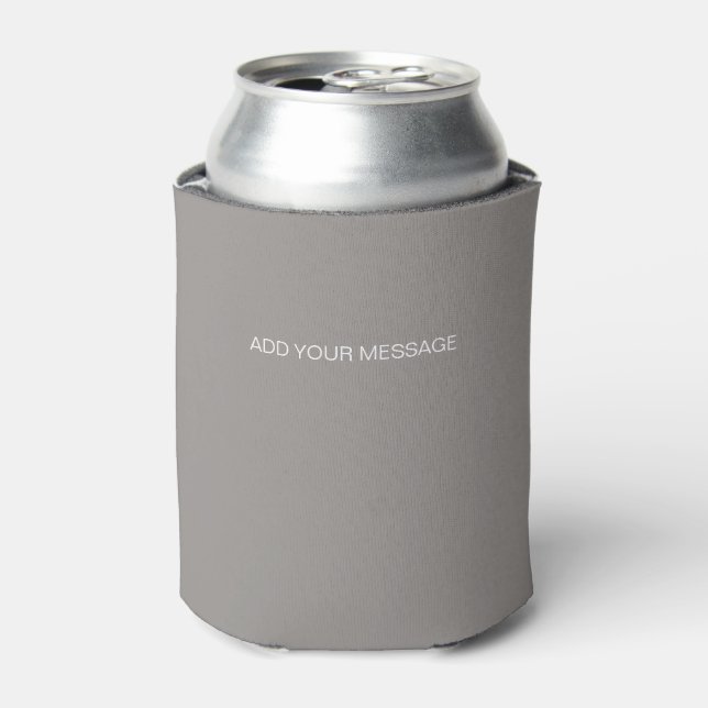Warm Grey Can Cooler (Can Front)
