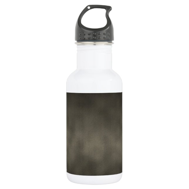 Warm Grey Goth Ombre Background Art 532 Ml Water Bottle (Front)