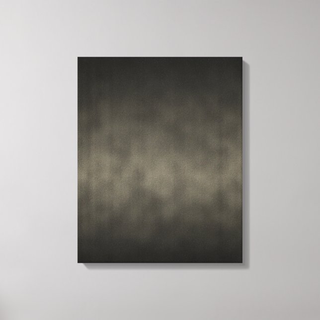 Warm Grey Goth Ombre Background Art Canvas Print (Front)