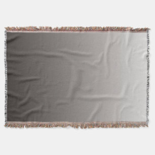 Warm Grey Light to DeepTones Throw Blanket