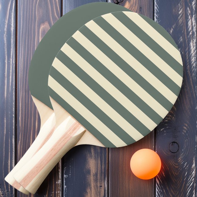 Warm Grey Polo Stripes and Solid Ping Pong Paddle (Creator Uploaded)