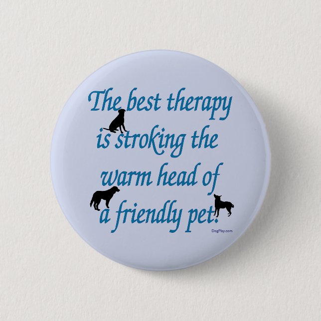 Warm Head 6 Cm Round Badge (Front)